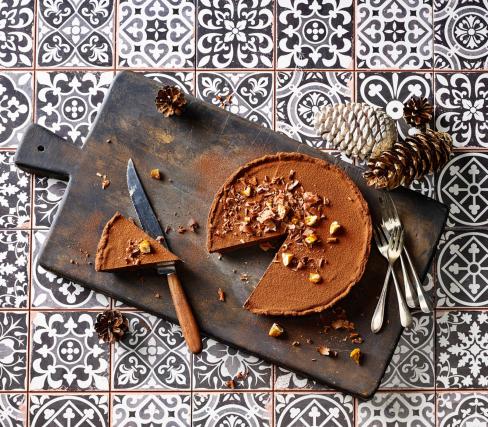 Schokoladen-Marroni-Tarte