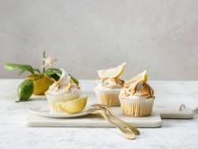 Zitronen-Meringue-Cupcakes